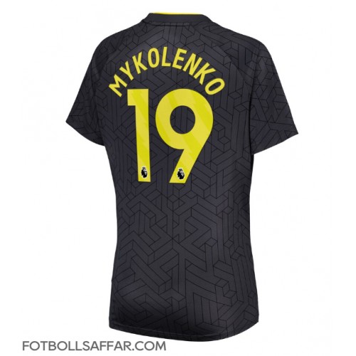 Everton Vitaliy Mykolenko #19 Bortatröja Dam 2024-25 Kortärmad